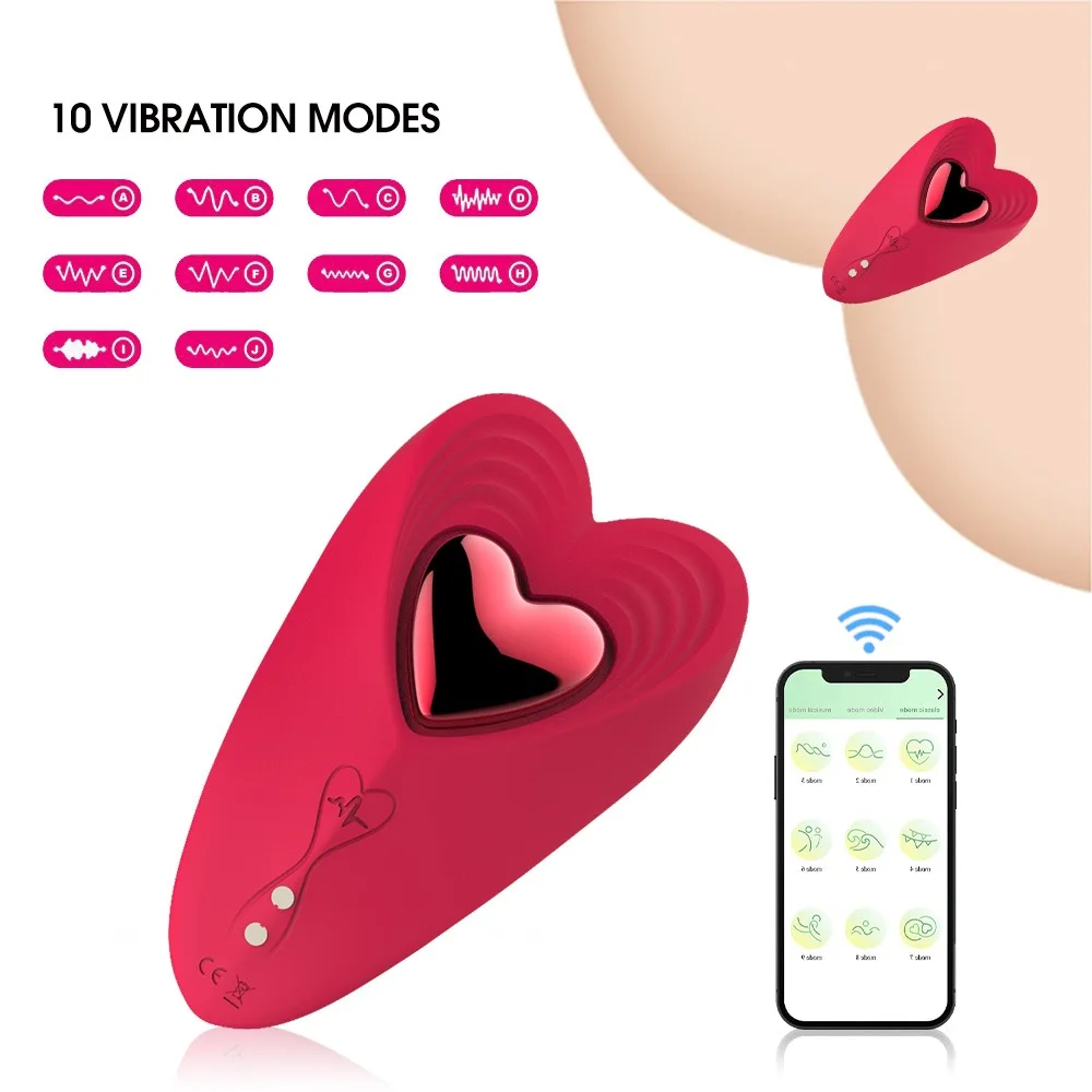 New Silicone Adults Wearable Long Distance Phone Controlled Wireless Pantie  Sex Toys Egg App Control Vibrator for Woman