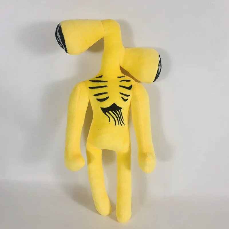 Peluche tête de sirène de dessin animé, poupée d'horreur douce de 25/40cm pour enfants, peluche noire de tête de sirène de dessin animé, cadeau de