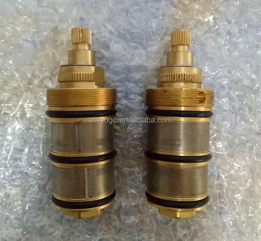 Brass Replacement Thermostatic Valve Spool Faucet Cartridge Shower Mixer Valve Tap Shower Mixing