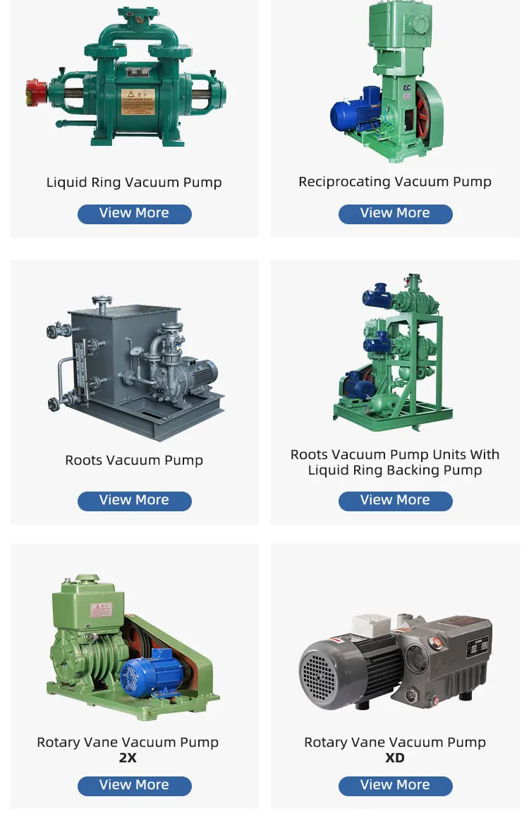 2x Series Industrial Vacuum Pump Oil Sealed Rotary Vane Vacuum Pump