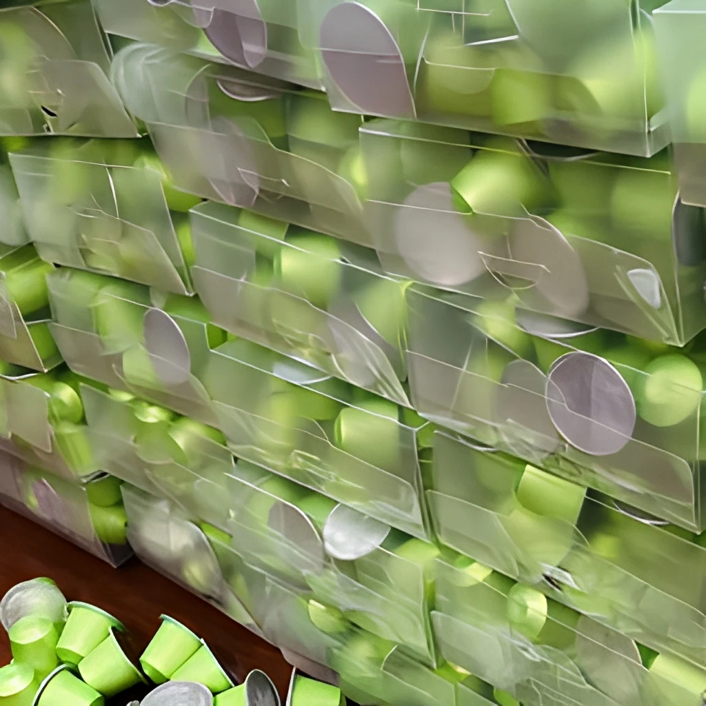 Colorful Tea Capsules Coffee Tea Pods Eco-Friendly Aluminium Foil Compatible Matcha Capsules