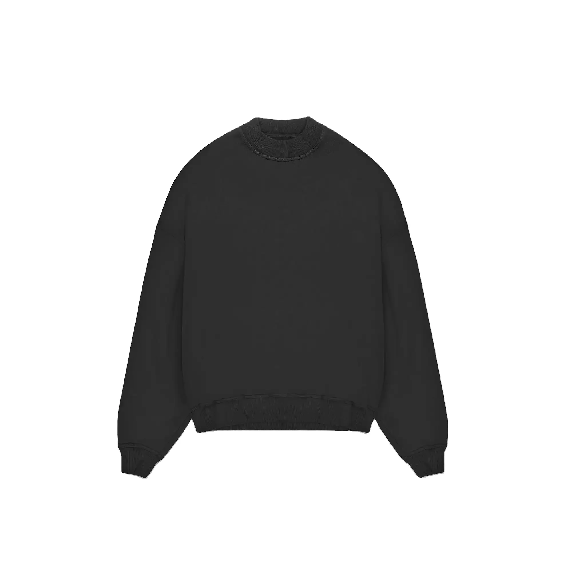Acid Wash Sweatshirt for Men - Vintage Crew Neck Style