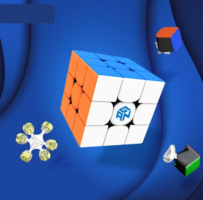 GAN 356RS Three Order Magic Cube Colorful Magic Cube Professional Game Decompression Educational Toys for Kids