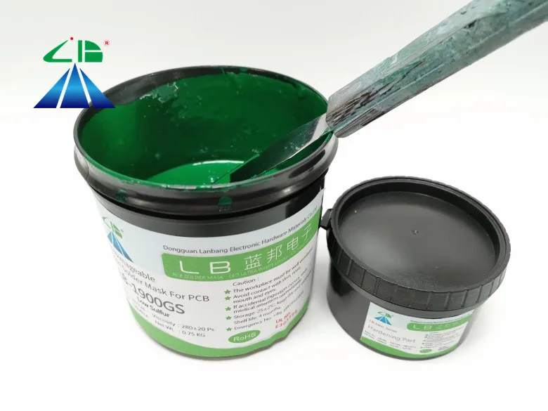 Green PCB Solder Resist Soldermask Ink Photoimageable Solder Mask