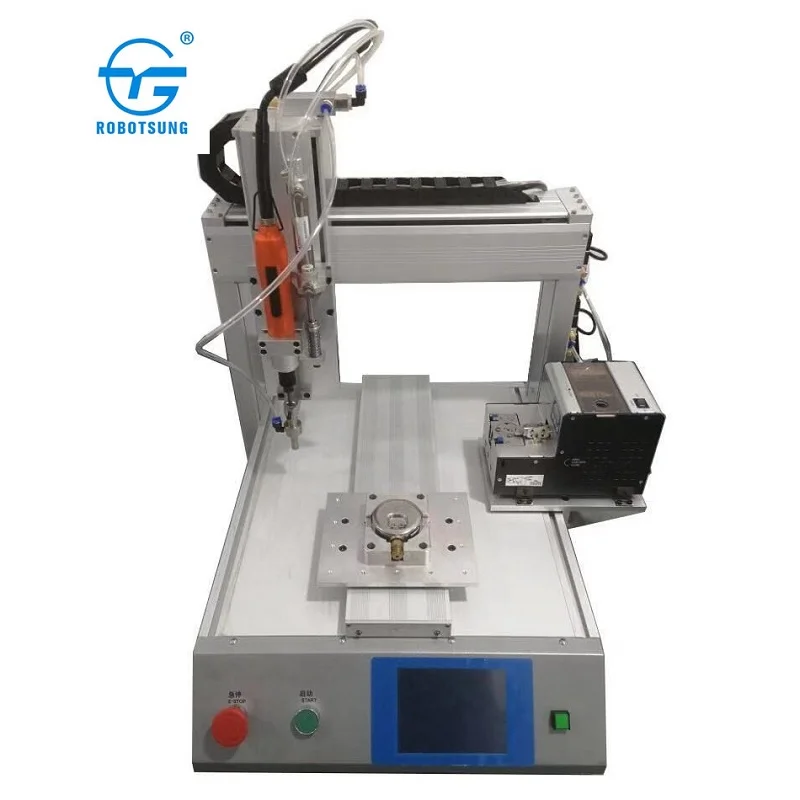 Single Head Double Work Table Screwdriver Robot Automatic Screw Locking ...