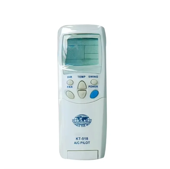 1000 In1 Universal Wireless Ac Air Conditioner Remote Control KT-518 Digital LCD English Version Remote Control
