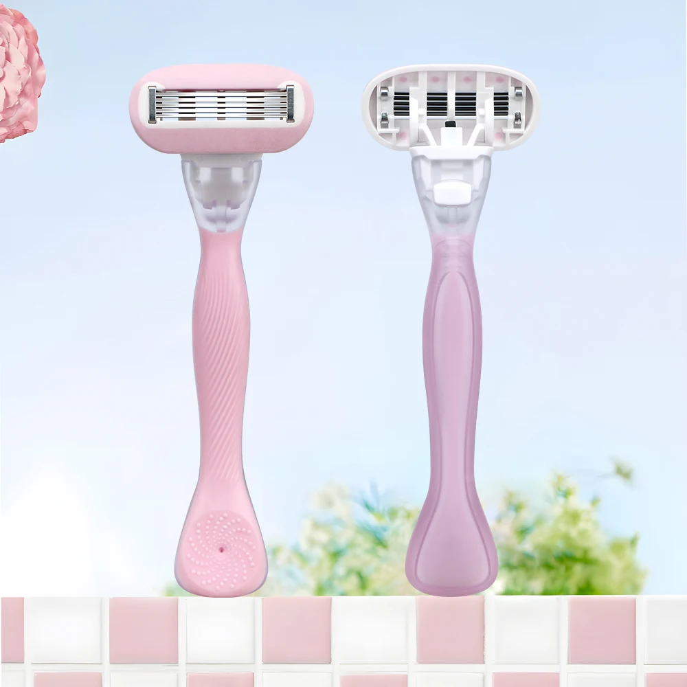 New Five Blades Women Razor with Surrounded Lubricant Strip Ladies ...