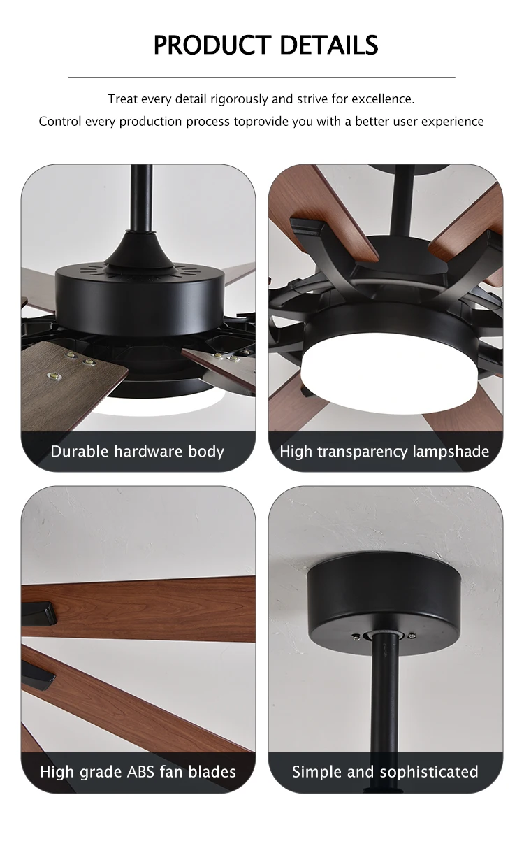 Volume Ceiling Fan, INCH, APP, CONTROL, LED - detail 6