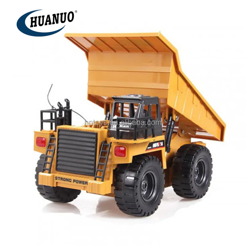 1/24 9CH 4WD Alloy Rc Dump Truck 2.4GHz Diecast Rc Tipper Selfdischarging Truck Engineering Vehicle Model