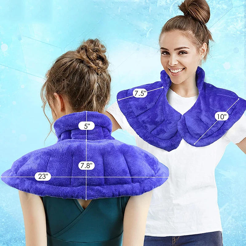 health care supplies custom reusable microwave heating pad for neck and shoulders for pain relief