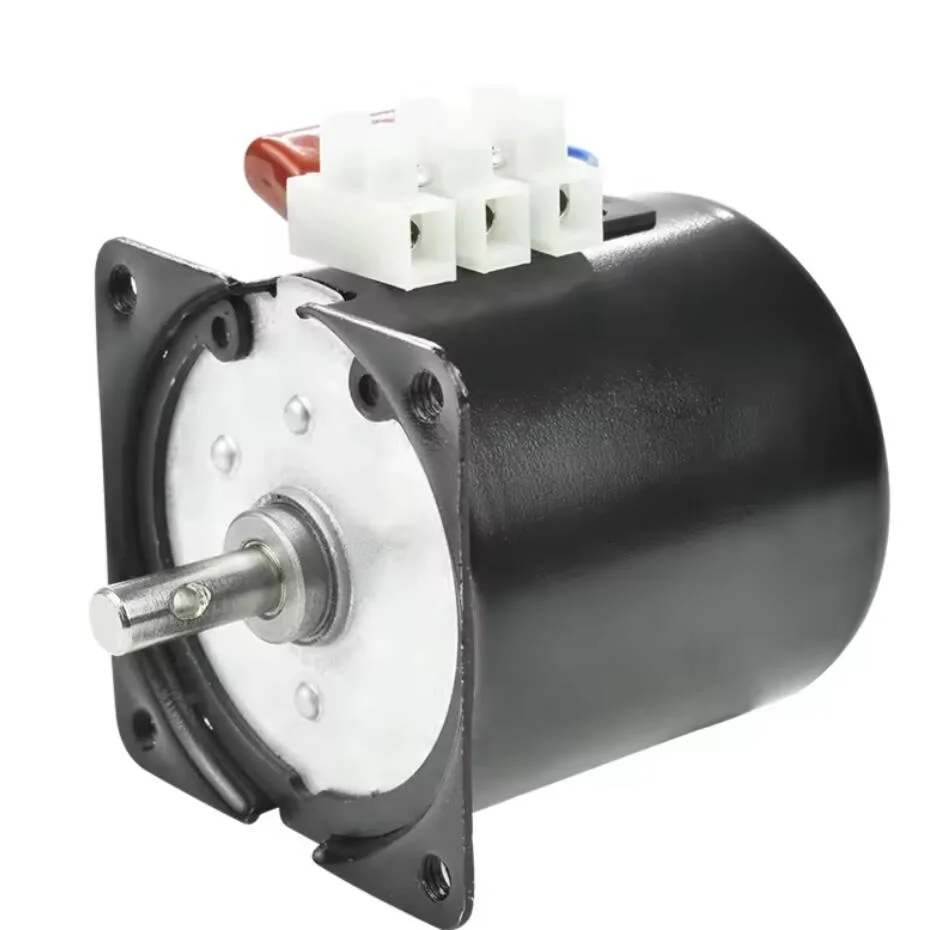 Quality First 60KTYZ 110V 2.5-110rpm AC Synchronous Motor Low Speed Single-Phase BBQ Curtain Metal Gear Reducer Quality AC Motor