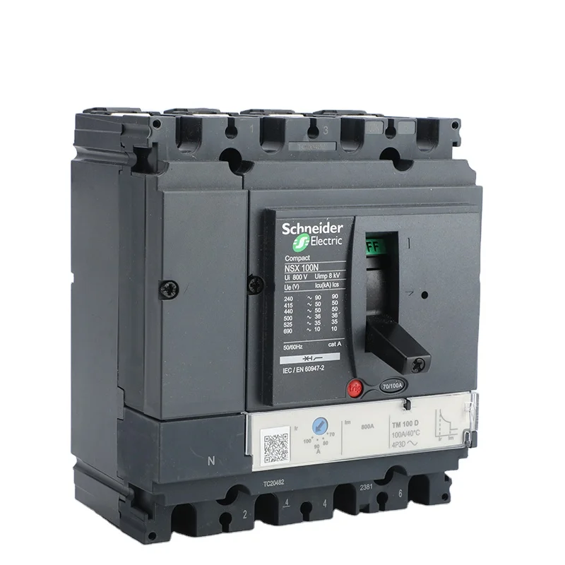 Original ComPact NSX Molded case Circuit Breaker air Switch NSX100F 3P3D TM100D LV429847 Circuit Breaker Schneider