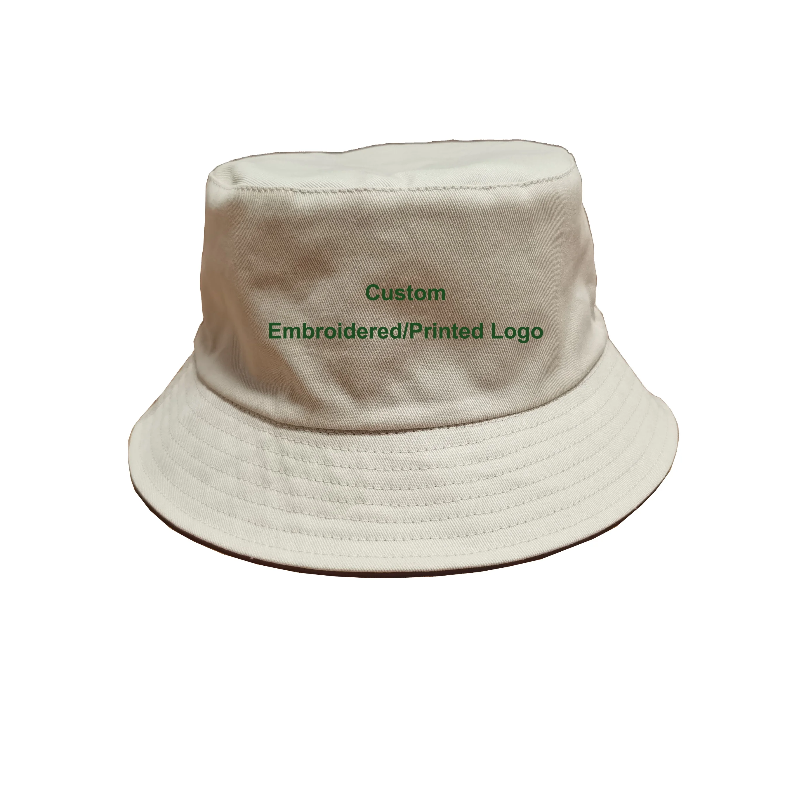 2021 Custom Logo Embroidery Printed Bucket Hats Custom Embroidery Logo