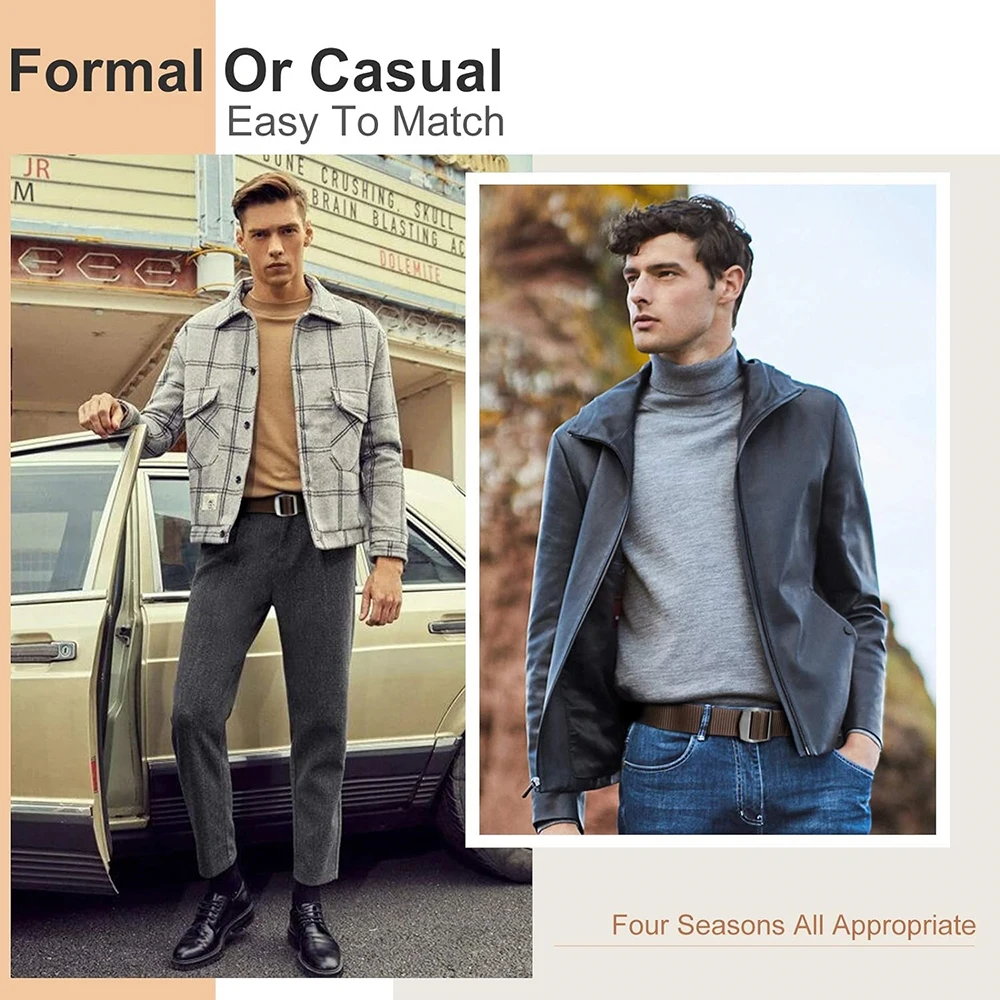 Tactical Heavy Duty Reinforced Nylon Belt for Men Adjustable Webbing Strap with Metal Buckle Tactical Belts