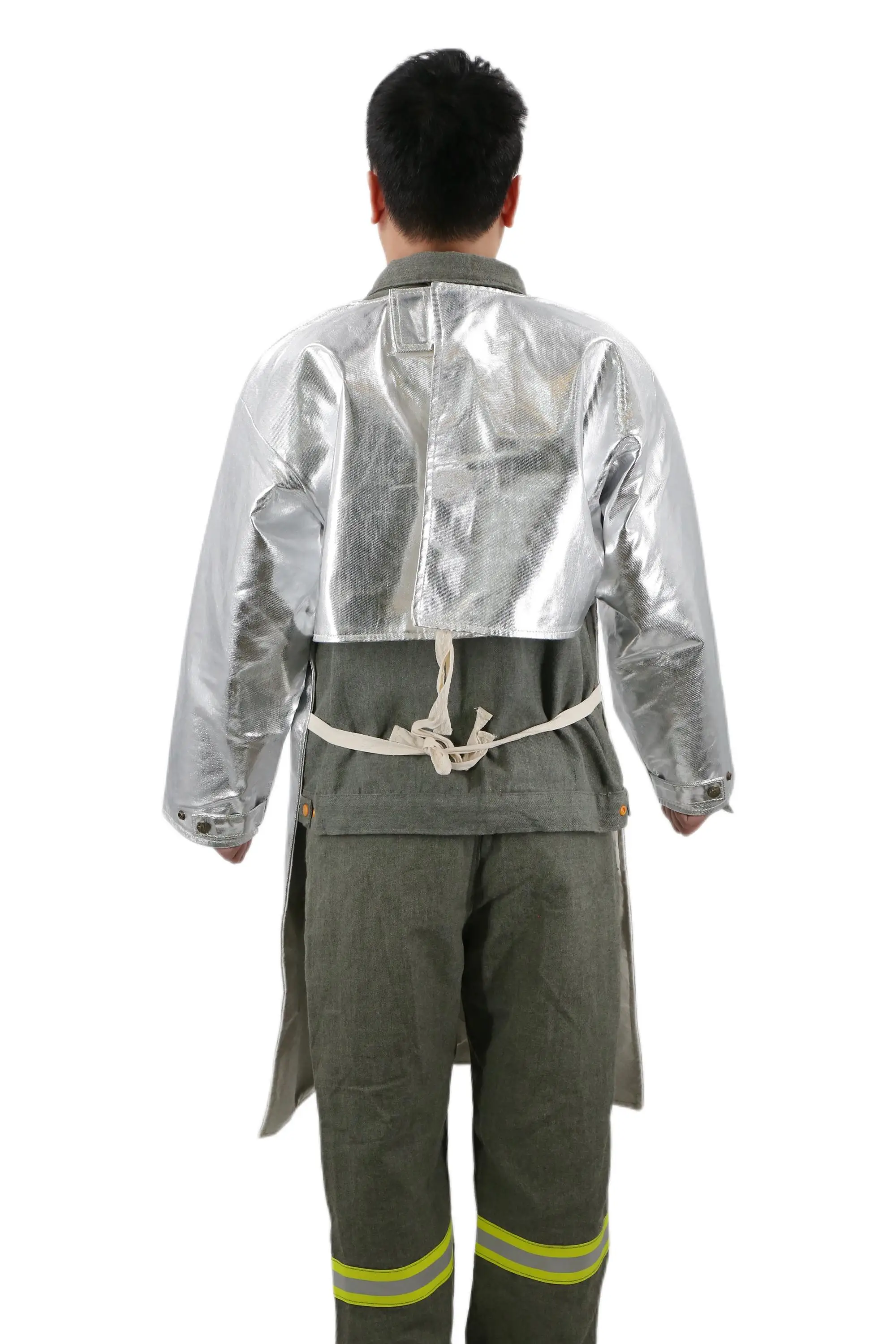 1000 Degree Aluminum Foil Workwear Aluminized Fire-Resistant High Temperature Coveralls Safety Clothing Uniform