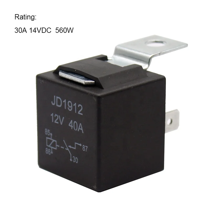 New 12V 24V 40A SPDT DC Power Auto Battery Relay 4 Pin Car Relay