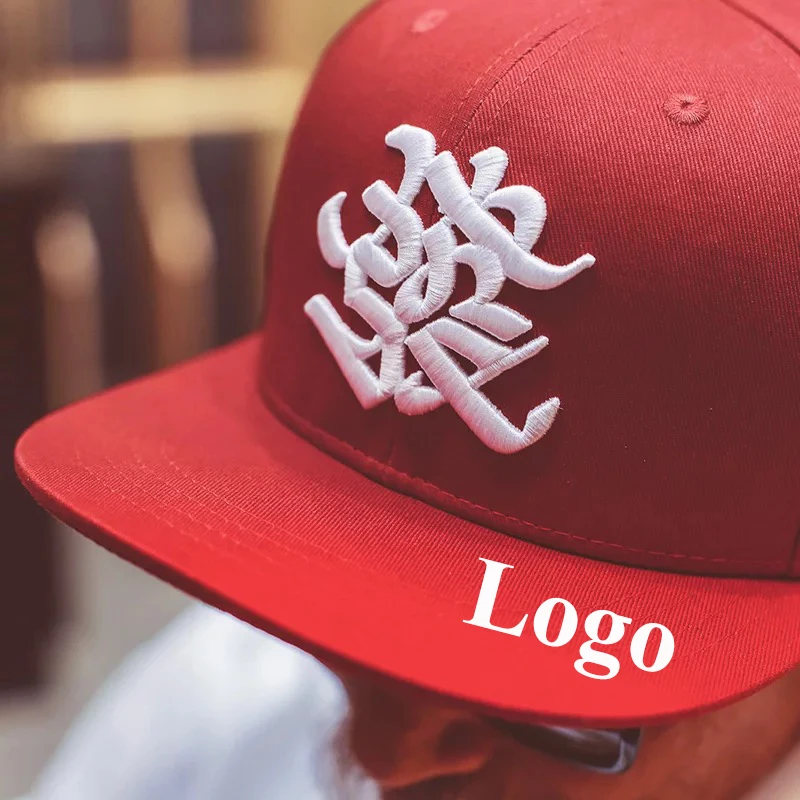 3d Puff Embroidery Mens Hats Snapback