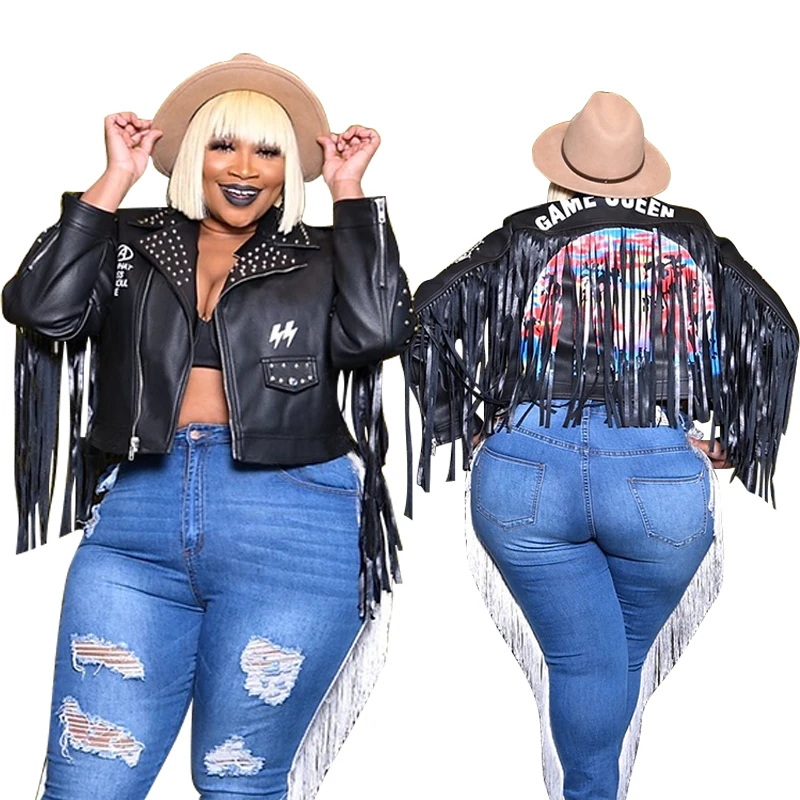 plus size biker jacket