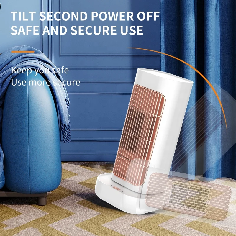 New Thermostatic Heater Vertical Household Rapidly Warming Electric Heater Shaking Head Large Range Send Warmer 5