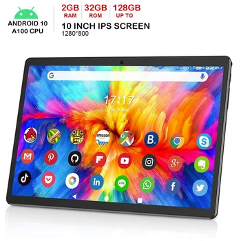 Office Education 4000Mah Battery 1280*800 Ips Screen Brand Wifi 10.1 Inch Tablet 32gb Rom Android Tablet Pc With Keyboard