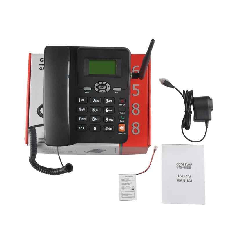 Telephone Landline Dual SIM Card Wireless Hands-free Wired