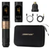 Batteria doppia in oro nero