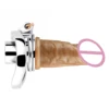 curved ring cage+L dildo