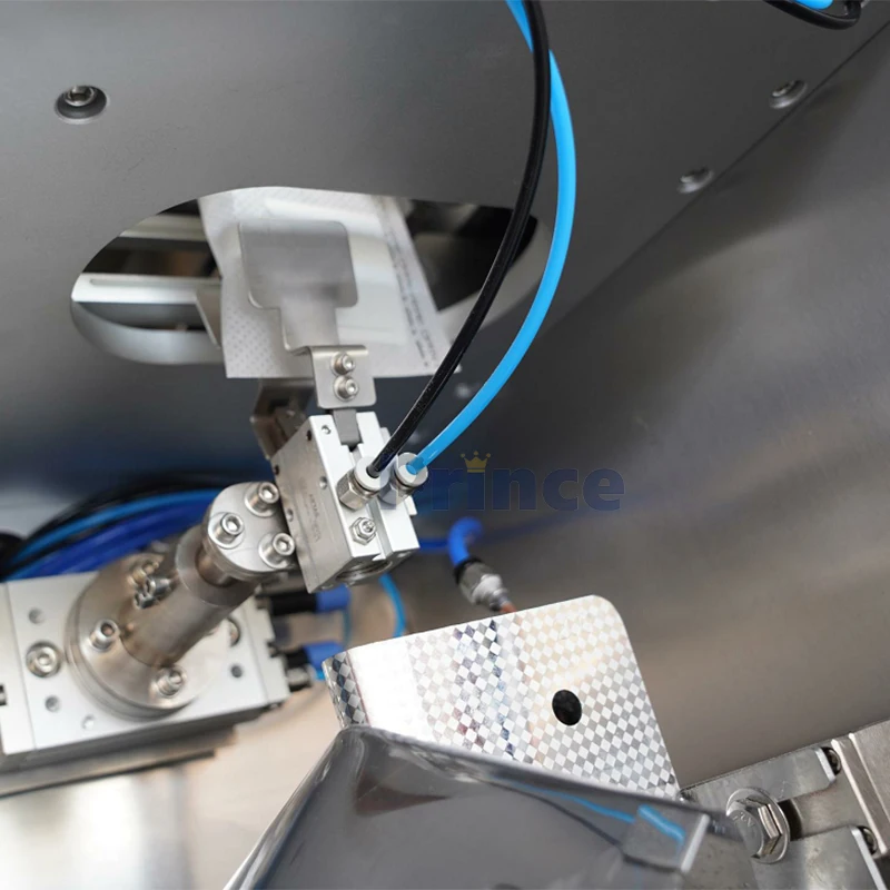 High Efficiency Fully Automatic Disposable Hanging Ear Sachet Coffee Cocoa Powder Bag Filling and Packing Machine