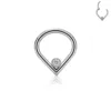 Silver water drop 3