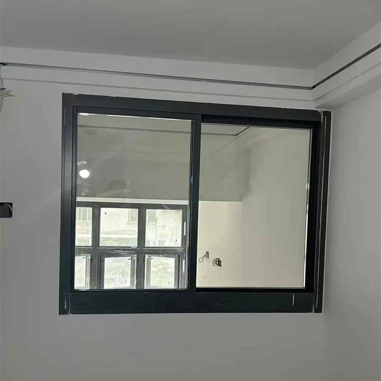 MapleMiles Waterproof Outdoor Anti-theft Aluminum Sliding Window Aluminum Hurricane Impact Sliding Window Double Glass
