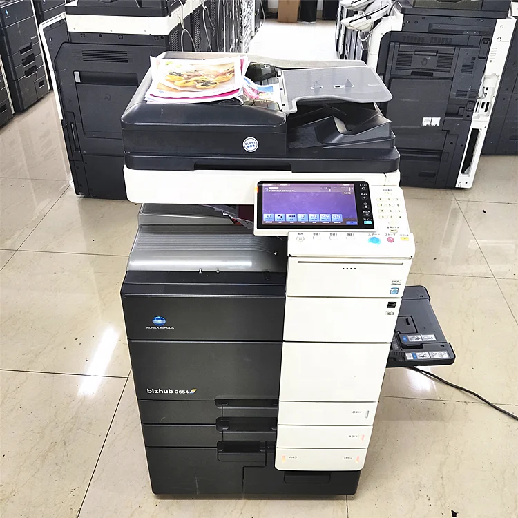 Cheap Photocopy Machine Printer Digital Color Printer for Konica Minolta Bizhub C654 Used Copier Brother Tn423  Fotocopiadora