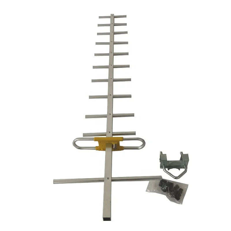 Factory Sales Cost Effective 12 element High Gain TV Signal Receiver Antenna Outdoor Yagi Antenna  HD TV  UHF Antenna