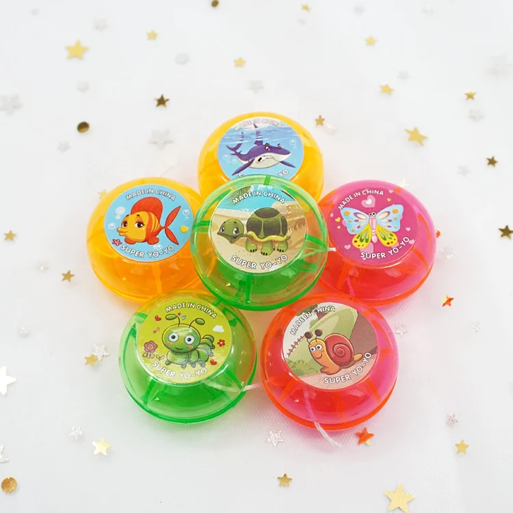 3,5 см прозрачные пластиковые Мультяшные игрушки Йо-Йо для детей