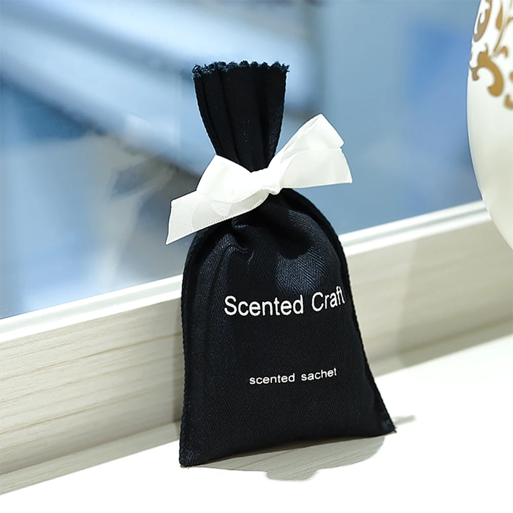 Charming Bow Linen Scented Sachet, Handmade with Natural Aroma, Perfect for Wardrobe, Closet, Drawer, Bedroom, and Gift Sets, Eco-Friendly and Customizable