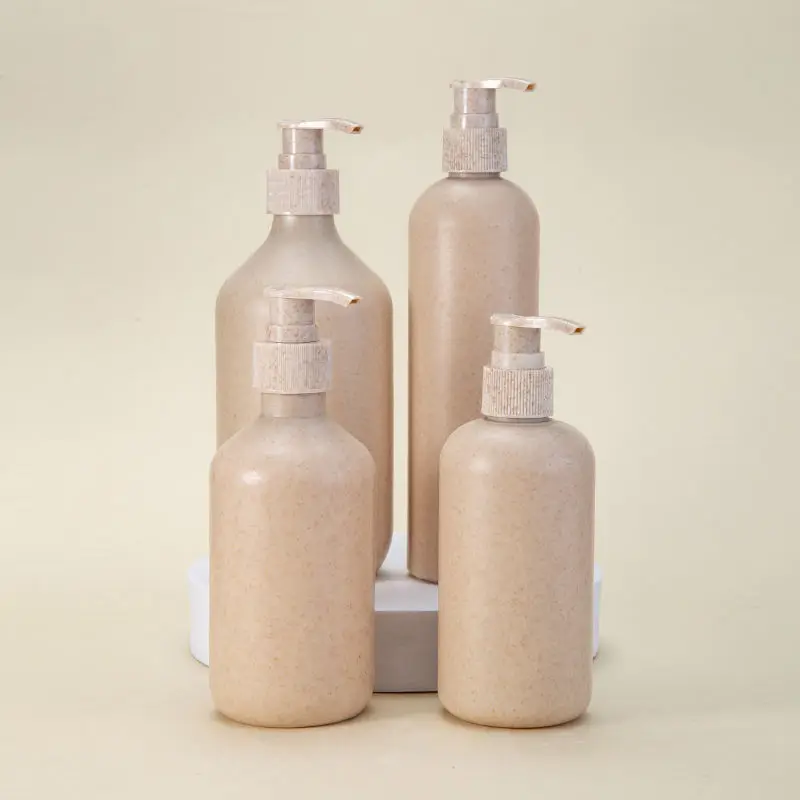 Wholesale 250ml 500ml Cylindrical Design Empty Plastic Bottles for Cosmetic Liquid Soap Leak Proof Durable Customization Service