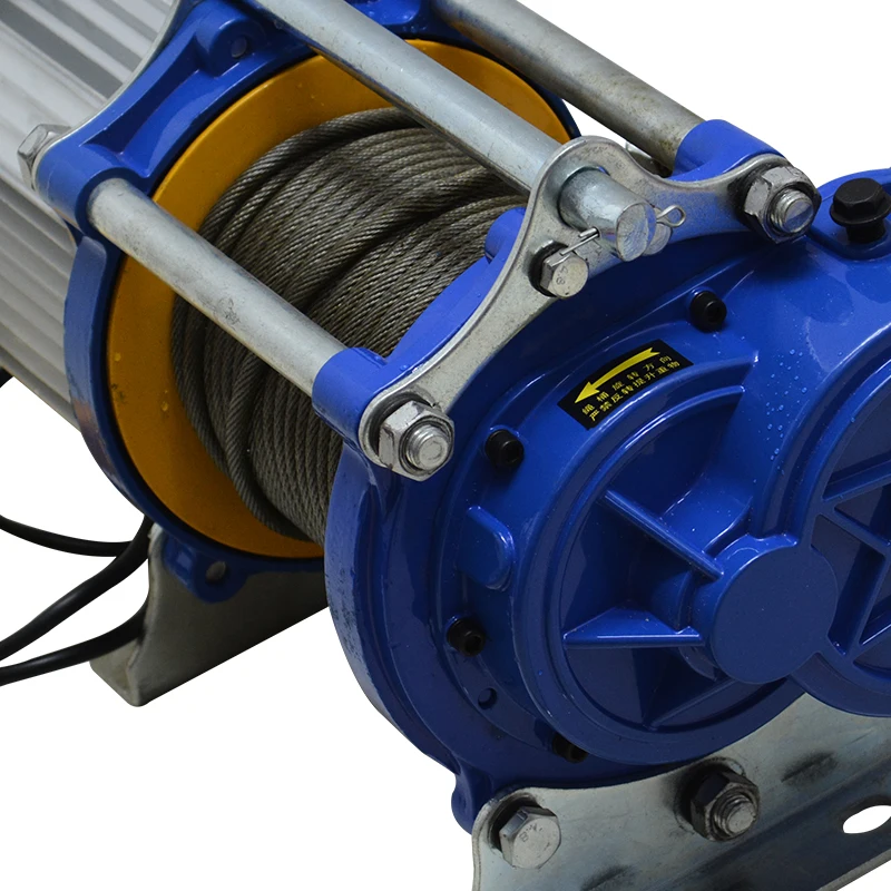 JULI Factory Electric Hoist 1ton 2 Ton 30m Wire Rope  Electric Winch Hoisting Lifting Machine with Cooper Motor