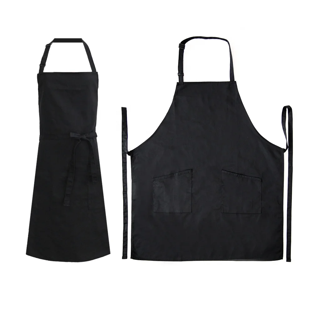 Custom Logo Waterproof Dishwasher Apron Polyester 100% Organic Cotton Canvas Cleaning Cooking Kitchen Chef Aprons for Women