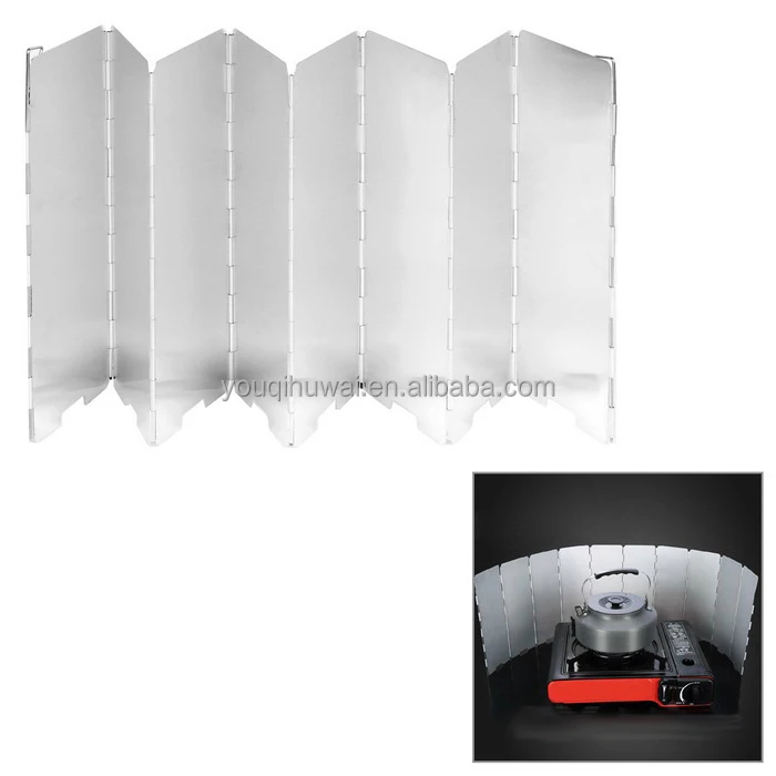 Folding Outdoor Stove Windscreen - Lightweight & Durable