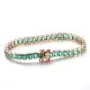 14k gold gemstones bracelet