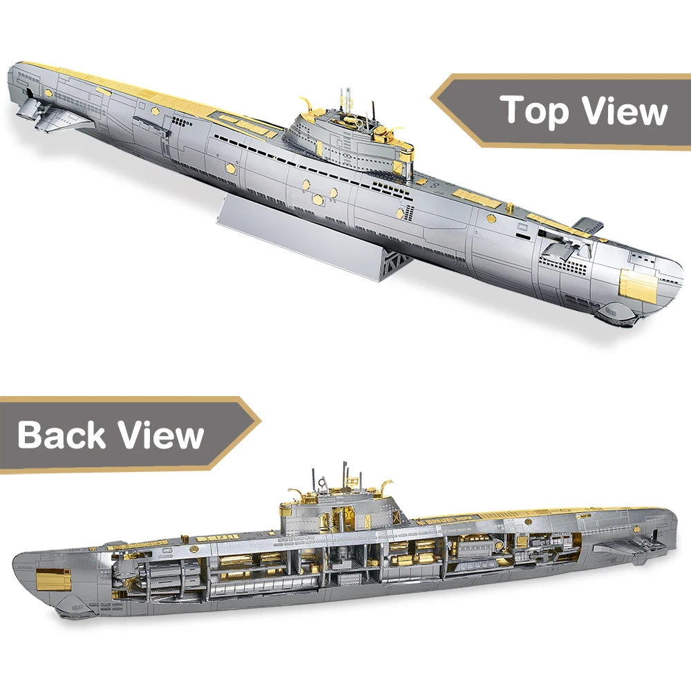 Alibaba.com: Piececool HP156-SG Military Diecast Submarine Model