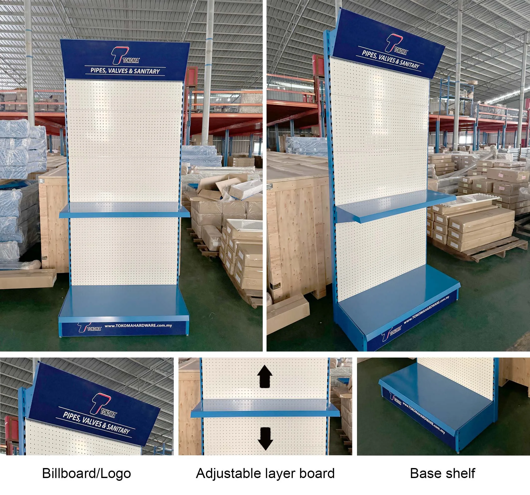 Shop Racks For Hardware Peg Board Metal Tool Display Stand Pegboard