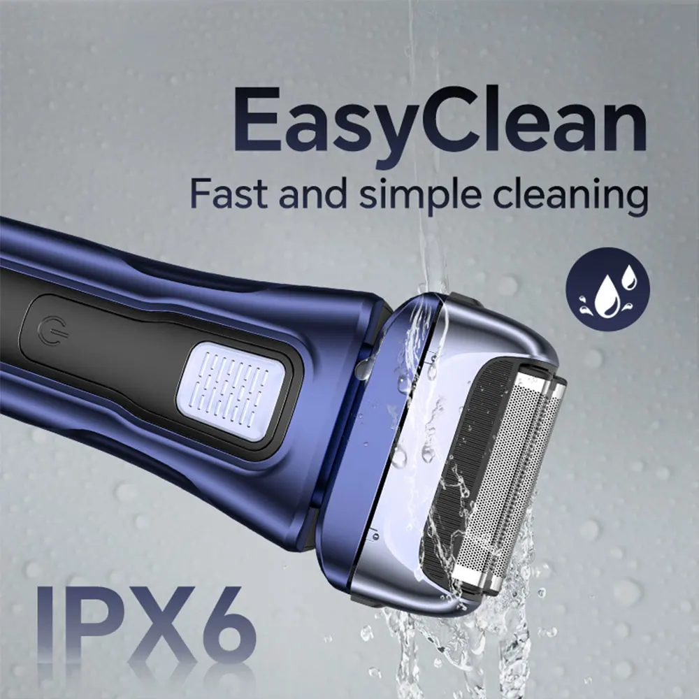 Cross-Border Exclusive Electric Shaver with USB Charging Full Body Washing Three Reciprocating Blades for Household Hotel Use details