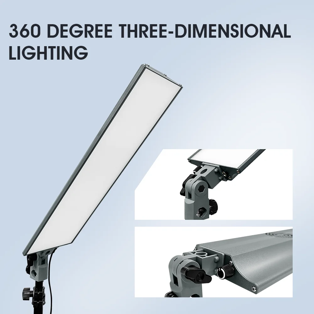 Meidike Beauty Leg Led Fill Light 70W Portable Video Recording Photography Panel Lamp for Game Live Video Lighting GL-80RP