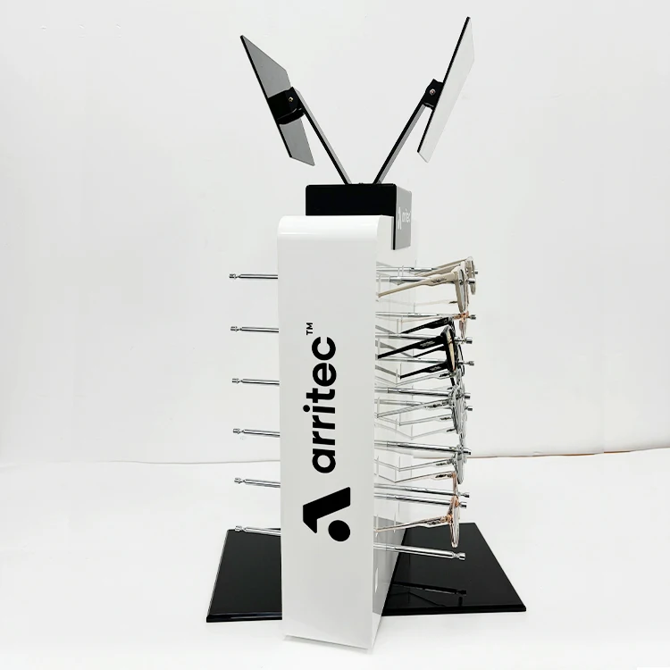 Counter Top Eyewear Display Rack Glasses Eyeglasses Sunglasses Optical Table Display Rack Acrylic Sunglasses Display Stand