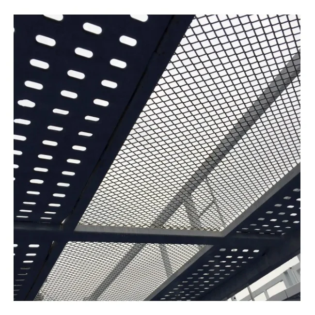 Pvc Coated Black Stainless Steel Sheet Expanded Metal Wire Mesh
