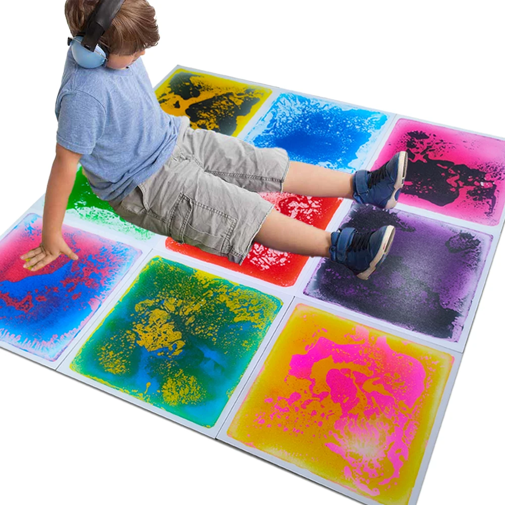 Tapis Sensoriel Pour Enfants - 15 Pièces Textures Différentes - Pour Autisme, TDAH Et Stimulation
