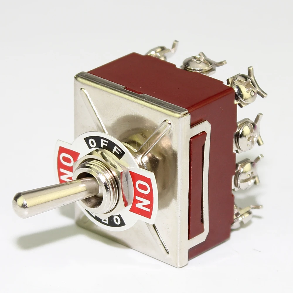 12pin 32A 250vac 4PDT ON-OFF-ON Electrical Toggle Switch