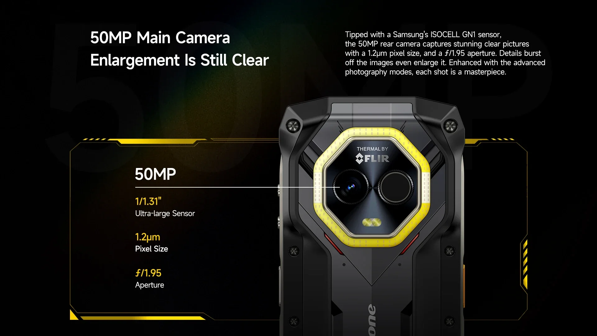 Ulefone Armor Mini 20T Pro Rugged Smartphone 5G Thermal Imaging 4.7" Display 8GB+256GB Android 14 NFC Cellphones