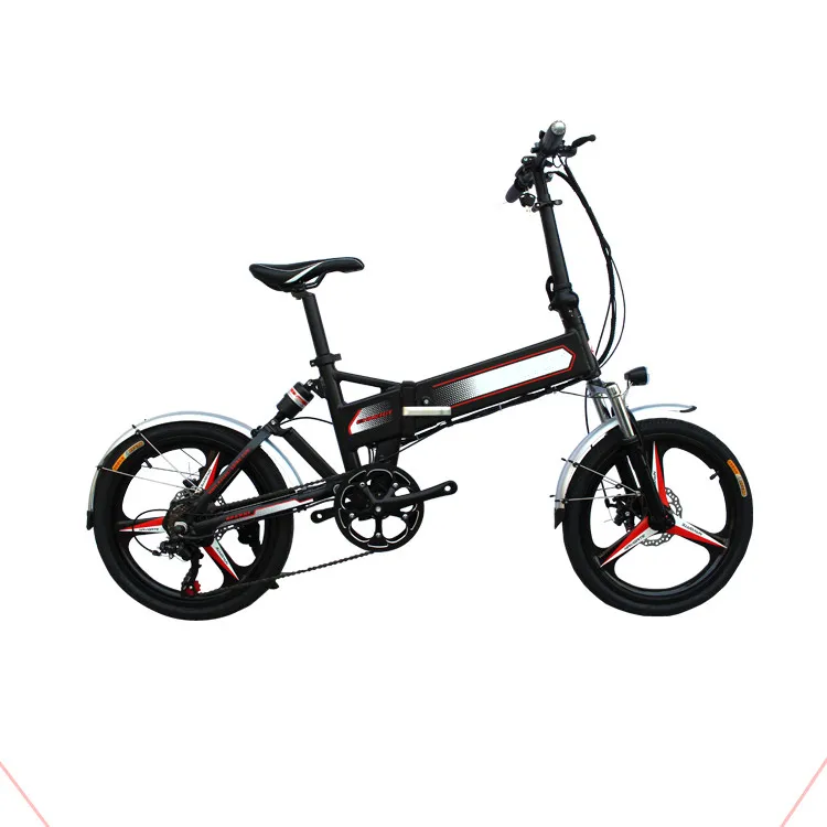 Super Handsome 20inch Folding Snow Bicycle Conjoined Rim Fat Tire Bike ...