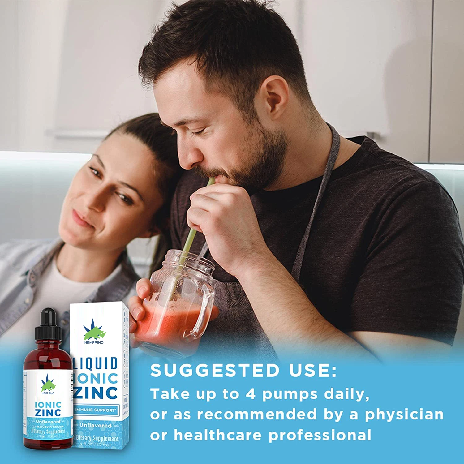 High Concentrate Immune Booster Zinc Supplement Drops 20MG For Health and Wellness Dietary Use